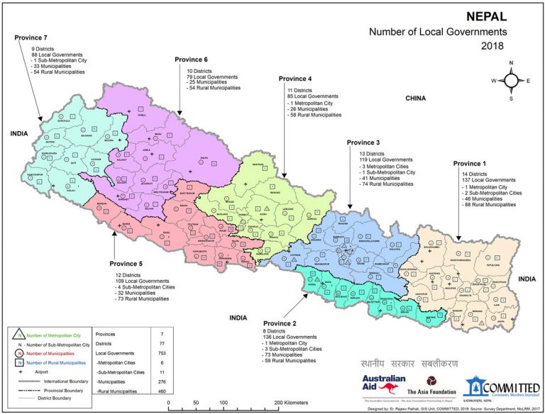COMMITTED Produces Map of Local Governments